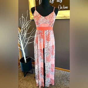 Elegant Patchwork Maxi Dress